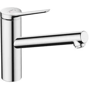 hansgrohe Küchenarmatur Zesis M33, chrom, Hochdruck - Elegante Einhandarmatur aus Messing mit 110° schwenkbarem Auslauf für optimale Bewegungsfreiheit. EcoSelection und AirPower sorgen für effizienten Wasserfluss und weniger Kalkablagerungen.