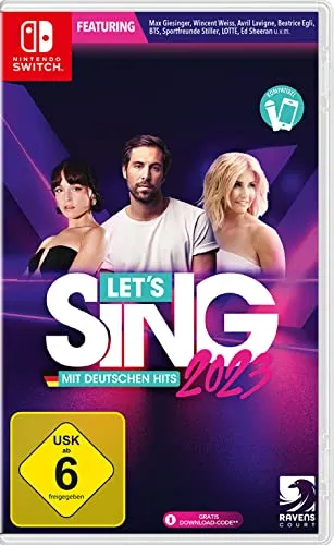 Let's Sing 2023 - Mit Deutschen Hits für Nintendo Switch - Musik & Tanz Spiel für Nintendo Switch, inklusive beliebter deutscher Hits und ideal für Karaoke-Fans, Spaß für die ganze Familie!