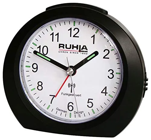 Wecker Schwarz von Ruhla