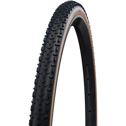 Schwalbe X-One R Evo 27,5'' Fahrradreifen - Cyclocrossreifen mit geringem Rollwiderstand, Tubeless-Ready und Pannenschutz, ideal für Gravelbikes. Farbe: Transparent Sidewall, Größe: 27,5'' x 1,30''.