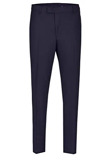 Daniel Hechter Shape Fit Herren Baukasten Hose H-Extension - Modische Anzughose mit Bügelfalten aus hochwertigem Schurwoll-Mix und Stretch. Ideal für stilbewusste Männer, mittlere Leibhöhe und lange Beine für perfekten Sitz.