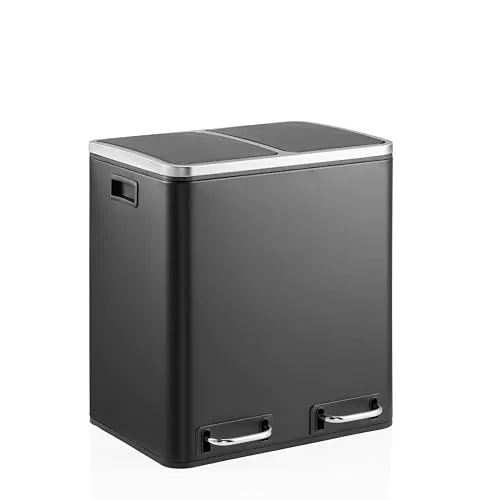 hjh OFFICE Mülleimer 2x15L CLEAN IX von hjh Office