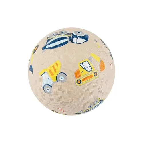 Kautschukball Baufahrzeuge 12cm von sigikid