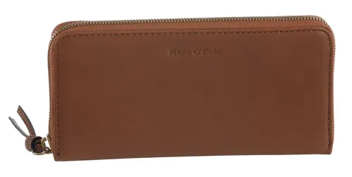Marc O'Polo Accessories Geldbörse FINJA, Geldbeutel, Damen Portemonnaie, Reißverschluss mit Lederanhänger