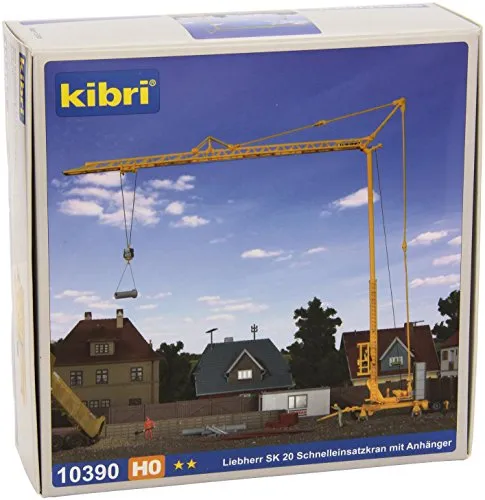 Viessmann 10390 - H0 Liebherr SK 20 Schnelleinsatzkran mit Anhänger