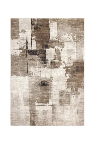 Obsession Teppich Posh 300 - Modernes Design für Ihr Wohnzimmer - Rechteckiger Teppich in grau (160 x 230 cm) mit strapazierfähigem Vintagedesign, perfekt für Fußbodenheizung und pflegeleicht.