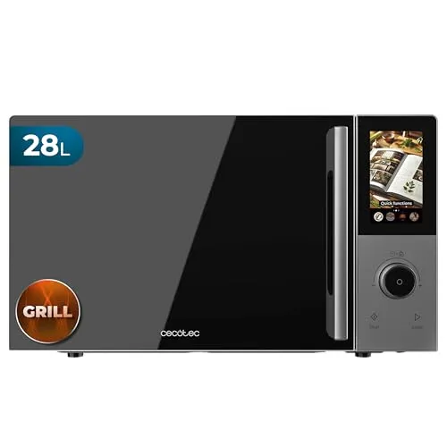 Cecotec Digitale Mikrowelle 28 l mit Touchscreen und Grillfunktion