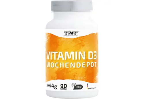 TNT (True Nutrition Technology) Vitamin D3 Wochendepot - hochdosiert: 5600 I.E. Kapseln, 120,00 St., 44 g