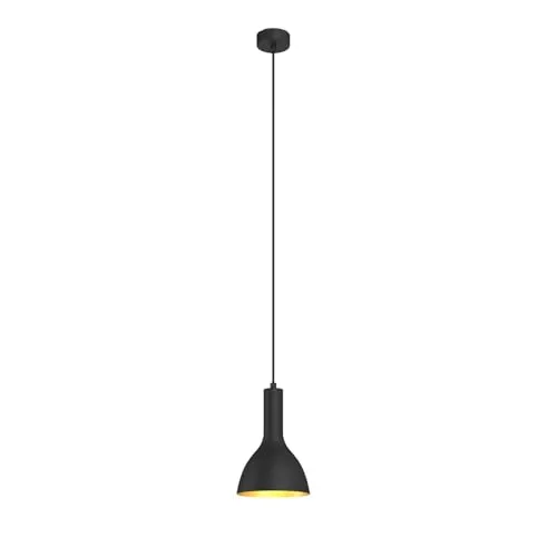 Arcchio Pendelleuchte Cosmina - Moderne Hängelampe in Schwarz - Hängeleuchte für stilvolle Räume, schafft eine gemütliche Atmosphäre und passt perfekt in Wohnzimmer, Esszimmer oder Küche. Hochwertige Verarbeitung vom renommierten Hersteller.
