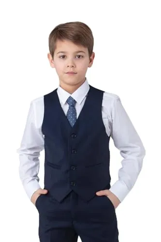 SANDER STELLAN Jungen Anzug 4-teilig blau 128 in blau von SANDER STELLAN