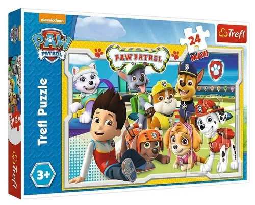 Puzzle 24 Teile Maxi Trefl Paw Patrol  Fun Team 60 x 40 cm