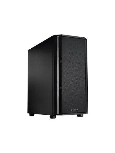 Chieftec Pro Mini AZ-01B-OP - Mini ATX Gehäuse - PC-Gehäuse im kompakten Mini-ATX Format, ideal für platzsparende Builds und ausgestattet mit USB/Audio-Anschlüssen.