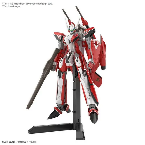 Bandai - Macross High Grade Plastic Model Kit 1/100 YF-29 Durandal Valkyrie - Spielfiguren: Modellbausatz im Maßstab 1:100, mit farblich passenden Teilen und ohne Kleben oder Bemalen - ideal für Modellbau-Einsteiger.