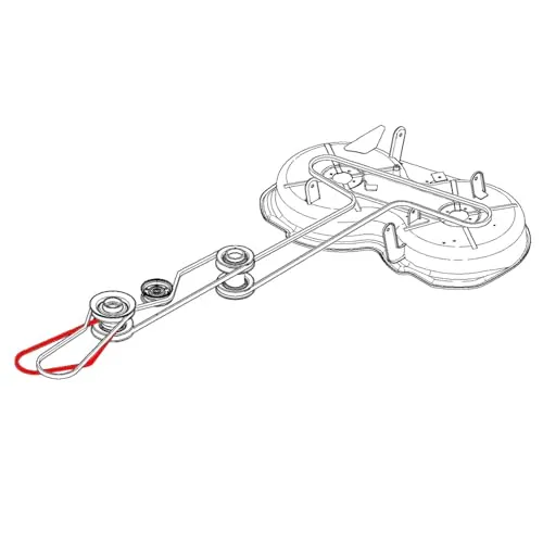 Wolfbelt Keilriemen 589562201 passend für Husqvarna R 112C, Jonsered FR 2312 MA, Zenoah FMZ1200