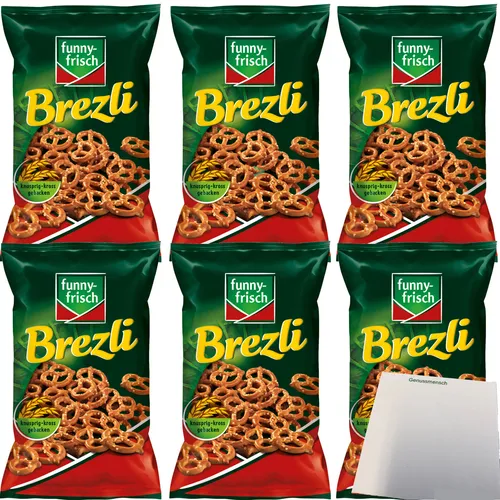 funny frisch Brezli Mini-Laugenbrezeln 6er Pack 6x160g Packung usy Block
