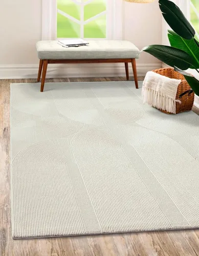 Produktbild Novel Webteppich Sign, Creme, 120x170 cm