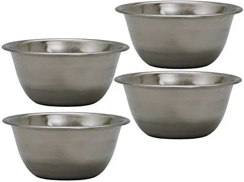 Excellent Houseware [ 4er Pack ] kleine Edelstahlschälchen, Schale klein im Set aus Metall