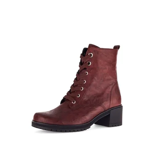 Gabor Damen Schnür-Stiefeletten S24-0076118 in rot von Gabor