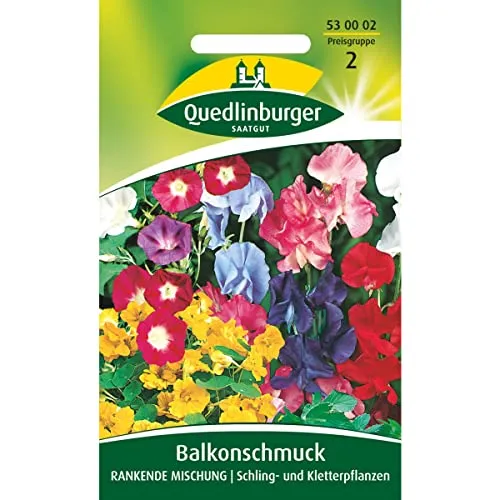 Balkonschmuck, Mischung, rankend, Samen für ca. 3 qm.