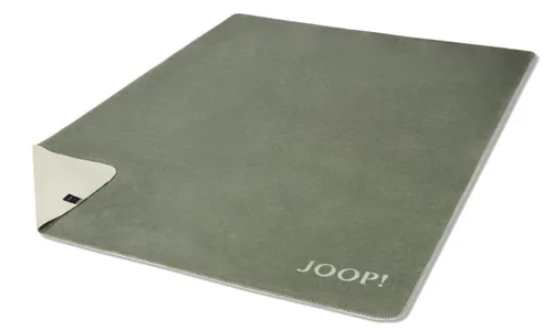 JOOP! Wohndecke in Grün in beige von JOOP!