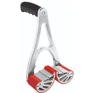 Bessey Plattenträger KFP - bis 75kg Tragkraft, aus Stahl mit Gummiertem Griff für sicheren Halt und Komfort