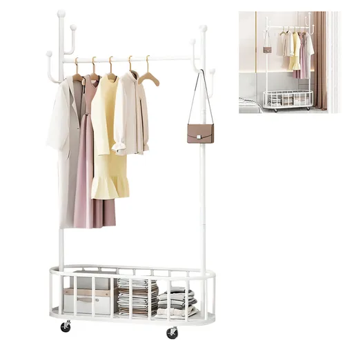 SONGMICS Kleiderständer Schwarz von SONGMICS