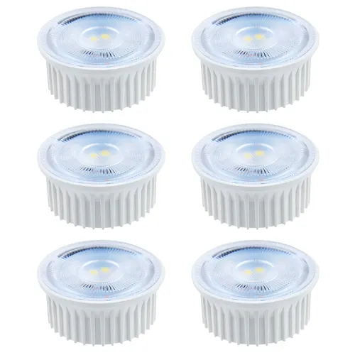 LED Leuchtmittel Modul 5W DIMMBAR - 400lm Tageslicht 6500K - Energiesparlampe mit 400lm Lichtstrom, dimmbar und extra flach. Einfacher Anschluss an 230V, ideal für vielseitige Beleuchtungslösungen.