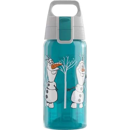 SIGG VIVA ONE Olaf II Kinder Trinkflasche (0.5 L), schadstofffreie Kinderflasche mit auslaufsicherem Deckel, einhändig bedienbare Wasserflasche