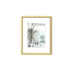 Kunststoffrahmen  Kyoto , gold , Kunststoff , Maße (cm): B: 25 H: 31 T: 1.8
