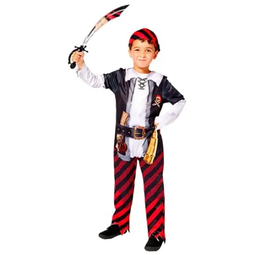 Amscan Nachhaltiges Piratenkostüm für Jungen (2-3 Jahre)