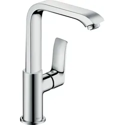 hansgrohe Metris 230 Waschtischarmatur 31087000 - chrom, mit Ablaufgarnitur und Schwenkauslauf für optimalen Komfort im Bad