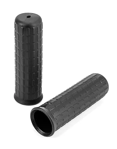 QWORK® 2 STK Schubkarrengriffe | rutschfest | Innendurchmesser 32mm | Länge 12cm