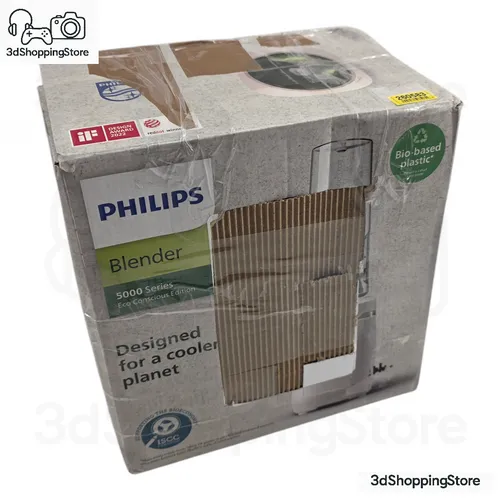 Philips HR 2500/00 Eco Conscious Standmixer - 350 W, BPA-freier Mixbecher mit 0,6 l Fassungsvermögen und spülmaschinenfestem Zubehör