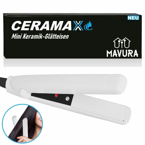 CERAMAX Mini Keramik Reise Glätteisen