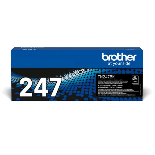 Brother Original TN-247BK Toner Schwarz - Toner für perfekte Druckergebnisse, kompatibel mit mehreren Brother Druckermodellen, ideal für hochwertige Ausdrucke.