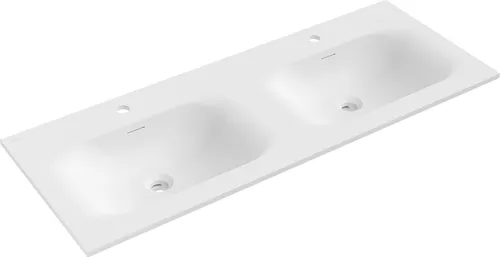 Mexen Vela Doppelwaschbecken 121 x 46,5 cm, weiß matt