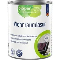 Biopin Wohnraumlasur Weiß 375 ml