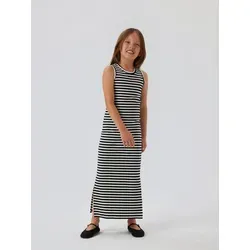 Nkfsuraja XSL Sl Maxi Dress Noos - Kleider für Mädchen, stylisches langes Kleid im Slim Fit mit modischen Streifen, ideal für warme Tage und besondere Anlässe.