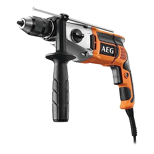 AEG Schlagbohrmaschine SB2E 1100 RV 1100W - Bohrmaschinen mit 1.100 W Motor, Anti-Vibrations-System und ergonomischem Design für höchsten Anwendungskomfort und maximale Lebensdauer.