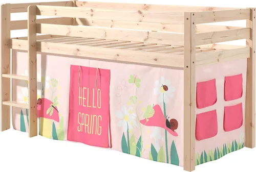 Spielbett >PINO< in Kiefer massiv natur - 210x114x106 (BxHxT)