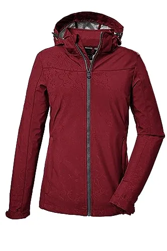 Killtec Softshelljacke KOS 40 WMN SFTSHLL JCKT Wasserabweisende, atmungsaktive Damenjacke aus recyceltem Material