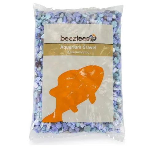 Beeztees Aquarienkies Aquarium Kies Luxe Melange blau 0,9 kg