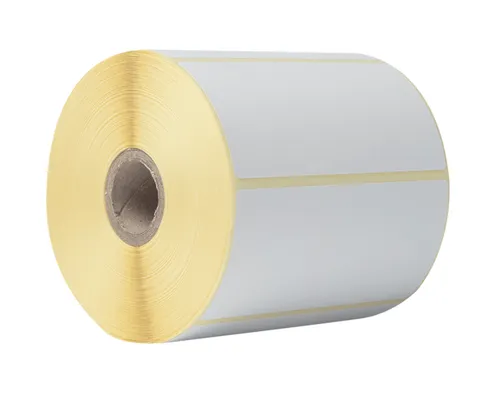 Brother DCPOS-CONSUMABLES Single ROLL Labels 102x50mm - Universal-Aufkleber, 1050 Etiketten pro Rolle, ideal für klare Beschriftungen und Organisation in jedem Büro.