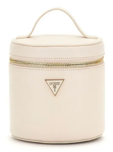 Guess Kosmetiktasche Round Beauty Case in beige von GUESS