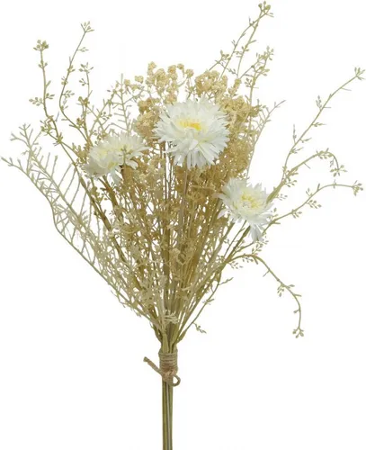 Kunstblumenstrauß Astern und Schleierkraut – Elegante Dekoration - Verschönern Sie Ihr Zuhause mit unserem Kunstblumenstrauß aus filigranen Astern und zartem Schleierkraut. Pflegeleicht und langlebig, ideal für festliche Anlässe oder als stilvolles Wohnaccessoire.
