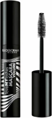 Produktbild Deborah Milano Lovemylashes Volume Mascara, Schwarz, Volumengebend, 13 ml, 13,1 g, Frauen, IL090318M INGREDIENTS: AQUA, PARAFFIN, CERA ALBA, COPERNICIA CERIFERA CERA, TRIETHANOLAMINE,...