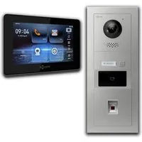 Goliath IP Video Türsprechanlage 7 Zoll mit Fingerprint und RFID - Moderne IP Video Türsprechanlage mit 7 Zoll Touchscreen und HD-Kamera. Bietet einfache Kommunikation und Sicherheitsfunktionen für Ihr Zuhause. Ideal für den professionellen Einsatz.