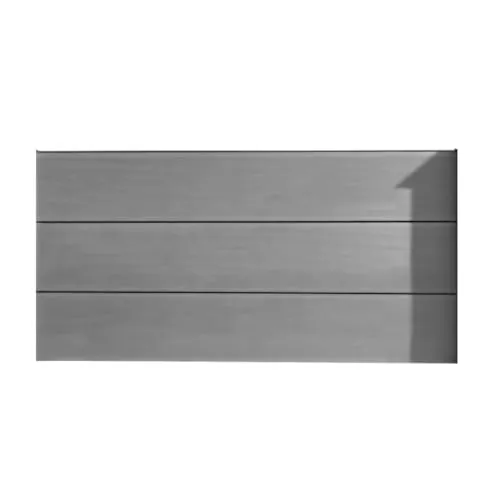 HORI Sichtschutzzaun XXL WPC Sichtschutz Gartenzaun 180 x 90 cm - Grau - Halbhohes Sichtschutzelement 180 × 90 cm aus WPC bietet elegante Privatsphäre und hohe Stabilität. Wetterfeste Holzoptik, splitterfrei und einfach zu montieren – ideal für Garten und Terrasse.