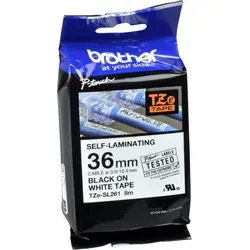 Brother P-Touch Band TZe-SL261 - Laminierte selbstklebende Etiketten - Farbbänder für Brother P-Touch, 36mm x 8m, langlebig und wasserfest für professionelle Beschriftungen.