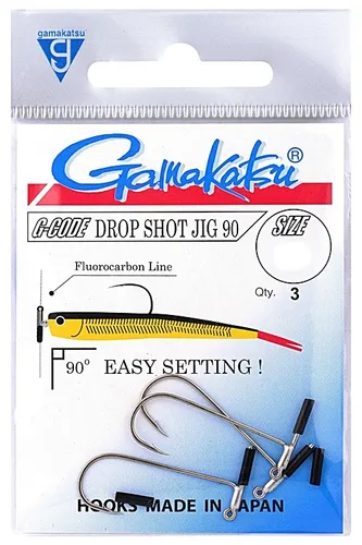 Gamakatsu Drop Shot Jig 90 Gr.4/0 3Stück